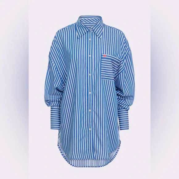 Parade blue white striped set - Picture 3 of 6